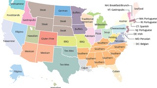 Map: Each State's Most Distinctive Cuisine